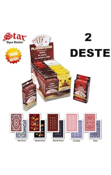 A/30 Oyun Kağıdı Premium Plastik Star A-30 A/30 Oyun Kağıdı Premium Plastik Star A-30