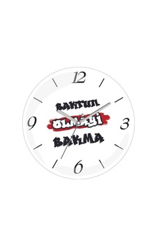 Karadeniz Baktım Olmayi Bakma Çap 30 Bombeli Gerçek Cam Duvar Saati Siyah Karadeniz Baktım Olmayi Bakma Çap 30 Bombeli Gerçek Cam Duvar Saati Siyah