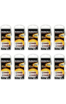 Duracell 312 Numara 10 Paket Kulaklık İşitme Cihazı Pili Duracell 312 Numara 10 Paket Kulaklık İşitme Cihazı Pili