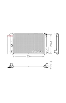 Denso Radyatör Auris-avensis-corolla-verso Mekanik Al/pl/brz 600x378x16 Denso Drm50126 164000d400-164000d410-1640022160 Denso Radyatör Auris-avensis-corolla-verso Mekanik Al/pl/brz 600x378x16 Denso Drm50126 164000d400-164000d410-1640022160
