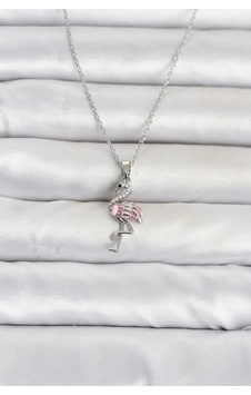 316l Çelik Zincir Gümüş Renk Flamingo Model Kadın Kolye Tj-bko11107 316l Çelik Zincir Gümüş Renk Flamingo Model Kadın Kolye Tj-bko11107