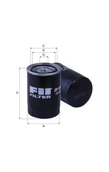 Fil Zp594b Yağ Filtresi Jcb Gehl