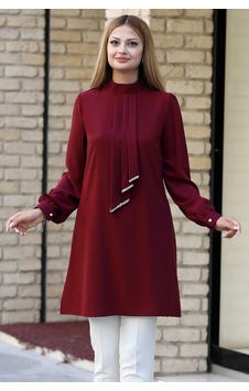 Esilanur Işıl Tesettür Tunik Bordo Esilanur Işıl Tesettür Tunik Bordo