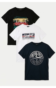 Buratti Pamuklu Baskılı 3'lü Paket T Shirt Erkek T Shirt 541s3 Siyah-lacivert-beyaz Siyah - Lacivert - Beyaz Buratti Pamuklu Baskılı 3'lü Paket T Shirt Erkek T Shirt 541s3 Siyah-lacivert-beyaz Siyah - Lacivert - Beyaz