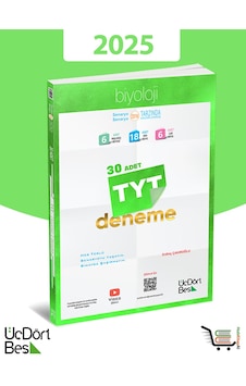 345-2025 Model 30'lu Tyt Biyoloji Denemesi 345-2025 Model 30'lu Tyt Biyoloji Denemesi