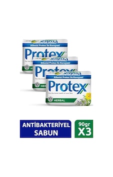 Protex Bitki Özlü Koruma Hijyenik Sabun 3 x 90 G Protex Bitki Özlü Koruma Hijyenik Sabun 3 x 90 G