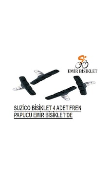 Suzico Bisiklet Alyanlı Vida V-fren Papuçu 4 Adet Seti Suzico Bisiklet Alyanlı Vida V-fren Papuçu 4 Adet Seti