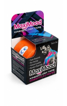 Maximood Kinesiyoloji Bandı 5cm X 5m - Turuncu