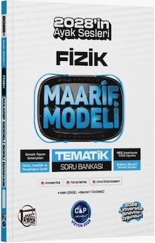 Çap Yayınları Üniversiteye Hazırlık Fizik Ders Platosu Maarif Modeli Tematik Soru Bankası Çap Yayınları Üniversiteye Hazırlık Fizik Ders Platosu Maarif Modeli Tematik Soru Bankası
