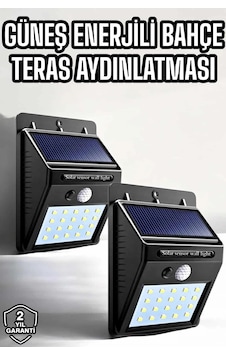 Solar Güneş Enerji Panelli Sensörlü Lamba Enerji Tasarruflu - 8912733233292 Solar Güneş Enerji Panelli Sensörlü Lamba Enerji Tasarruflu - 8912733233292