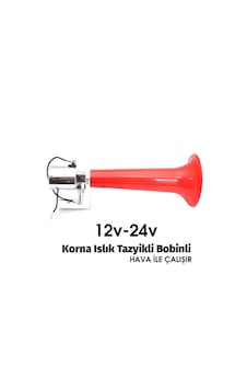 Korna 12v-24v Islık Tazyikli Bobinli Korna 12v-24v Islık Tazyikli Bobinli