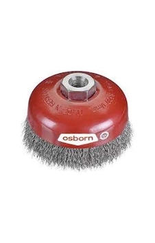 Osborn Taifun Çanak Tel Fırça 100 Mm Saçaklı Alman Malı Osborn Taifun Çanak Tel Fırça 100 Mm Saçaklı Alman Malı
