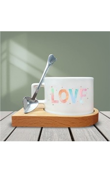 Love Temalı Kahve Fincanı-005 Love Temalı Kahve Fincanı-005