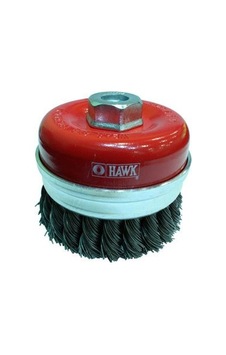Hawk Ha10119 Gri Burma Telli M14 Vidalı Çanak Fırça Hawk Ha10119 Gri Burma Telli M14 Vidalı Çanak Fırça