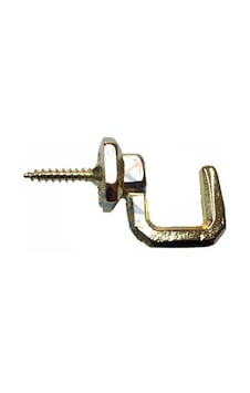 Vidalı Kanca, Askı Büyük - 15x23mm, Sarı - 100 Adet Renkli Vidalı Kanca, Askı Büyük - 15x23mm, Sarı - 100 Adet Renkli