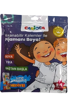 Boyanabilir Pijama-keçeli 5-6 Yaş Kalem Hediyeli Ln-80012 Boyanabilir Pijama-keçeli 5-6 Yaş Kalem Hediyeli Ln-80012