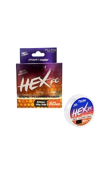 Fujin Hex Fc 50mt 0.14mm Fluorocarbon Leader Misina Fujin Hex Fc 50mt 0.14mm Fluorocarbon Leader Misina