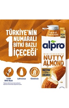 1 L Laktozsuz Vegan Badem Sütü 1 L Laktozsuz Vegan Badem Sütü