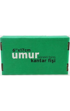 Umur 3 Nüsha Kantar Fişi 1000 Adet 6" x 17 CM Umur 3 Nüsha Kantar Fişi 1000 Adet 6" x 17 CM