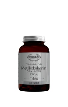 Ersağ Metilkobalamin Vitamin B12 100 Mg 30 Tablet
