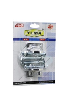 Yuma Ym-730-1 Kapı Emniyet Rezesi Asma Kilit Takılabilir Menteşe 5468 Çok Renkli Yuma Ym-730-1 Kapı Emniyet Rezesi Asma Kilit Takılabilir Menteşe 5468 Çok Renkli