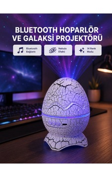 Dinozor Yumurta Gece Lambası Projektör 14 Renk Seçeneği Çok Renkli 36354165
