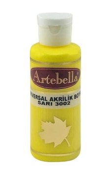 Sarı Akrilik Boya Artebella Sarı Akrilik Boya 3002 Boya Sarı 130