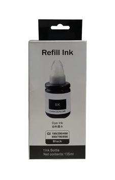 Mürekkep Refıll Ink Gı490/gı890 -135 Ml- Koli 50 - Siyah Mürekkep Refıll Ink Gı490/gı890 -135 Ml- Koli 50 - Siyah