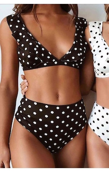 Angelsin Puantiyeli Bikini Takım Çok Renkli Angelsin Puantiyeli Bikini Takım Çok Renkli