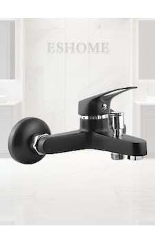 Siyah Elite Banyo Bataryası Musluğu Pirinç Gövde Sıcak Soğuk Çift Girişli Black Seri Siyah Siyah Elite Banyo Bataryası Musluğu Pirinç Gövde Sıcak Soğuk Çift Girişli Black Seri Siyah