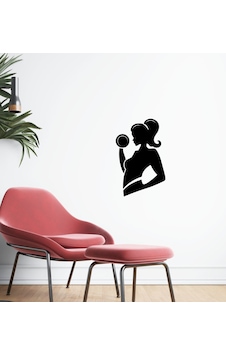 Bk Home Gym Tasarımlı Duvar Sticker-28 Bk Home Gym Tasarımlı Duvar Sticker-28