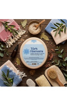 Türk Hamamı Doğal Süngerli Sabun 120g - Geleneksel Arınma Ve Ferahlık Diğer