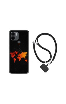 Xiaomi Redmi A1 Kılıf İpli Boyun Askılı Desenli Silikon İz Bırakan Uçak 1778 Xiaomi Redmi A1 Kılıf İpli Boyun Askılı Desenli Silikon İz Bırakan Uçak 1778