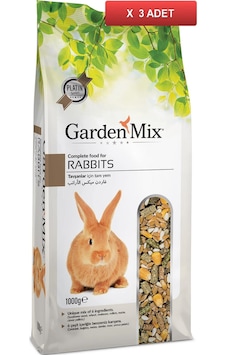 Gardenmix Platin Tavşan Yemi 1 Kg (3 Adet) Gardenmix Platin Tavşan Yemi 1 Kg (3 Adet)