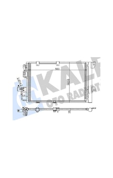 Klima - 758 - Kondenseri Astra G-zafıra A - Dpmıx-hb - Al/al 573x383x16 Klima - 758 - Kondenseri Astra G-zafıra A - Dpmıx-hb - Al/al 573x383x16