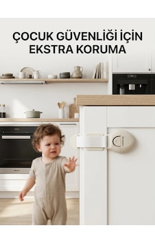 Bay Dolap Ve Çekmeceler İçin Çocuk Güvenlik Kilidi Pratik Emniyet Aparatı Najmaddin Bay Dolap Ve Çekmeceler İçin Çocuk Güvenlik Kilidi Pratik Emniyet Aparatı Najmaddin