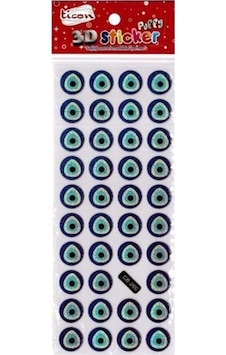 Ticon Sticker Nazar Boncuğu - 6 Adet Ticon Sticker Nazar Boncuğu - 6 Adet