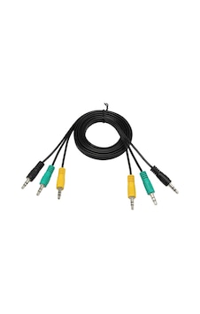 3'lü Stereo Kablo 5.1 Ses Sistemi Kablosu 3'lü Stereo Kablo 5.1 Ses Sistemi Kablosu