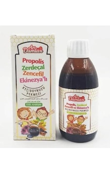 Arı Damlası Çocuk Propolis Zerdeçal ve Zencefil Ekinezyalı Keçiboynuzu Pekmezi 250 ML Arı Damlası Çocuk Propolis Zerdeçal ve Zencefil Ekinezyalı Keçiboynuzu Pekmezi 250 ML