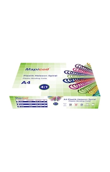 Mapi Spiral Plastik Helezon 4 1 Şeffaf 8 MM Mapi Spiral Plastik Helezon 4 1 Şeffaf 8 MM
