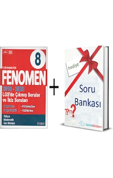 Fenomen 8. Sınıf Çıkmış Sorular Ve İkiz Sorular Türkçe + Matematik+fen 2018-2025 Ve Hediye Soru Bankası Fenomen 8. Sınıf Çıkmış Sorular Ve İkiz Sorular Türkçe + Matematik+fen 2018-2025 Ve Hediye Soru Bankası