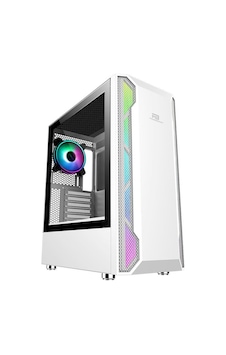 Powerboost Vk-G3701W Usb 3.0 Atx. Argb Fan. Mesh+Stirp Beyaz Kasa Powerboost Vk-G3701W Usb 3.0 Atx. Argb Fan. Mesh+Stirp Beyaz Kasa