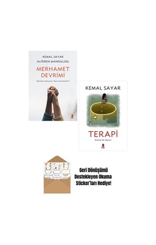 Kemal Sayar 2 Kitap Set / Merhamet Devrimi + Terapi + Okuma Sticker'ları Kemal Sayar 2 Kitap Set / Merhamet Devrimi + Terapi + Okuma Sticker'ları
