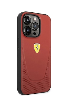 Apple iPhone Uyumlu 14 Pro Max Kılıf Ferrari Deri Delikli Dizayn Kapak Apple iPhone Uyumlu 14 Pro Max Kılıf Ferrari Deri Delikli Dizayn Kapak