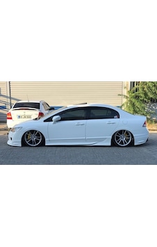 Honda Civic Fd6 Custom Yan Marşpiyel Plastik