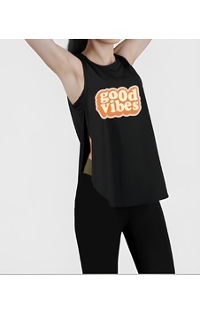 Cda Siyah Yırtmaçlı Good Vibes Spor Kadın Atlet Siyah Cda Siyah Yırtmaçlı Good Vibes Spor Kadın Atlet Siyah
