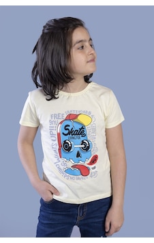 Toontoy Kids Toontoy Erkek Çocuk Baskılı Bisiklet Yaka Kısa Kollu Tişört Sarı Toontoy Kids Toontoy Erkek Çocuk Baskılı Bisiklet Yaka Kısa Kollu Tişört Sarı