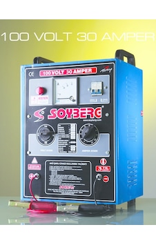 Soyberg 8 Akülük Seri Şarj Cihazı - 130 - 100 Volt 30 Amper Soyberg 8 Akülük Seri Şarj Cihazı - 130 - 100 Volt 30 Amper