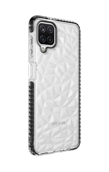 Galaxy A12 Kılıf Zore Buzz Kapak Siyah Galaxy A12 Kılıf Zore Buzz Kapak Siyah