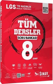 8. Sınıf Tüm Dersler Soru Bankası - Sınav Dergisi Yayınları 8. Sınıf Tüm Dersler Soru Bankası - Sınav Dergisi Yayınları